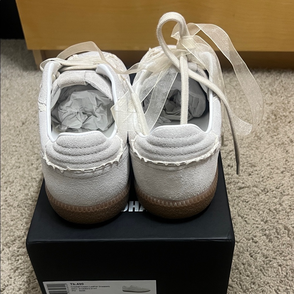 ALOHAS White Cream Sneakers - Picture 6 of 8